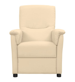 Fauteuil électrique de massage Crème Tissu