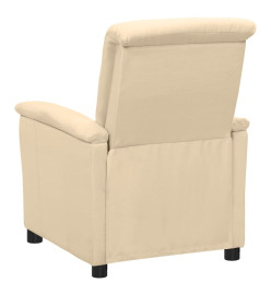 Fauteuil électrique de massage Crème Tissu