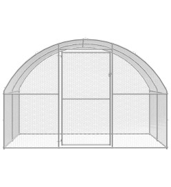 Poulailler d'extérieur 3x2x2 m Acier galvanisé