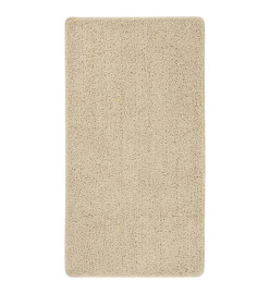 Tapis shaggy antidérapant Crème 80x150 cm