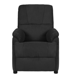 Fauteuil inclinable Noir Similicuir daim