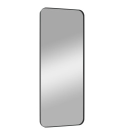 Miroir mural Noir 40x100 cm Rectangulaire