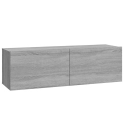 Ensemble de meubles TV 4 pcs Sonoma gris Bois d'ingénierie