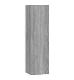 Ensemble de meubles TV 4 pcs Sonoma gris Bois d'ingénierie