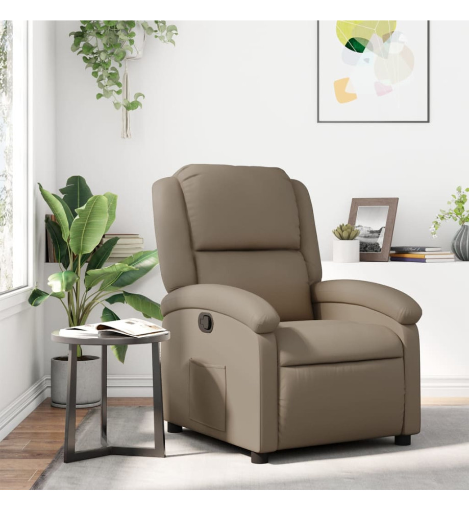 Fauteuil inclinable Cappuccino Similicuir