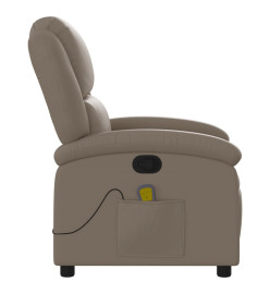 Fauteuil de massage inclinable Cappuccino Similicuir