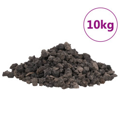 Roches volcaniques 10 kg noir 1-2 cm