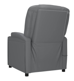 Fauteuil Gris Similicuir