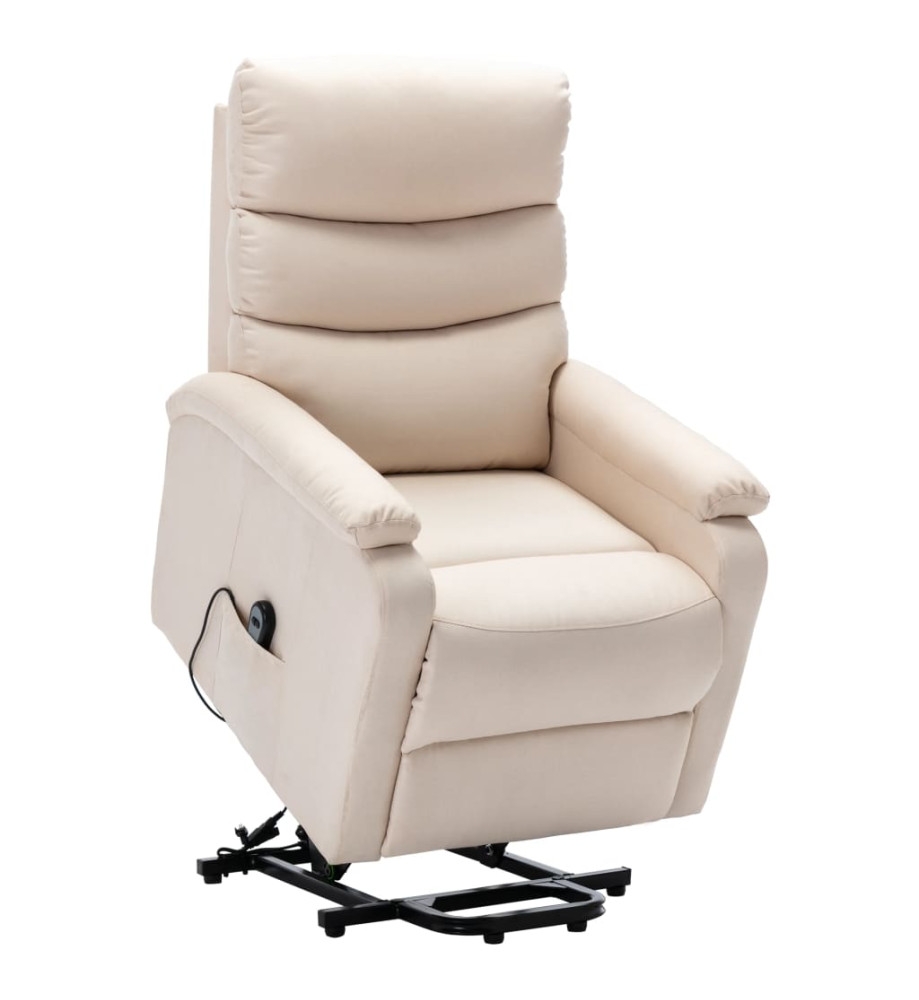 Fauteuil Crème Tissu