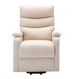 Fauteuil Crème Tissu