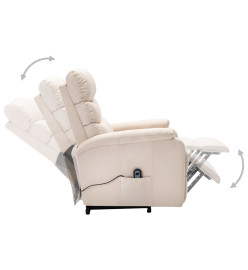 Fauteuil Crème Tissu