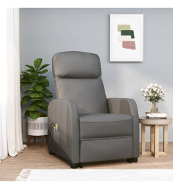 Fauteuil de massage Gris Similicuir