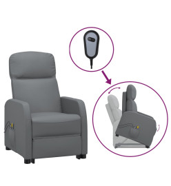 Fauteuil de massage Gris Similicuir