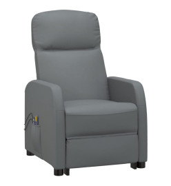 Fauteuil de massage Gris Similicuir