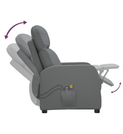 Fauteuil de massage Gris Similicuir