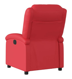 Fauteuil inclinable Rouge Similicuir