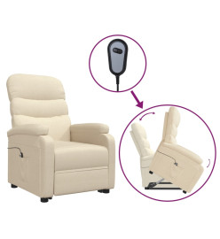 Fauteuil Crème Tissu