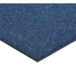 Dalles de tapis de sol 20 pcs 5 m² 50x50 cm Bleu foncé