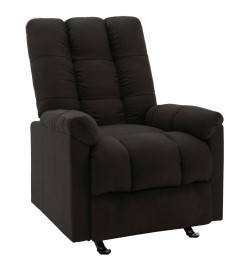 Fauteuil inclinable Noir Tissu