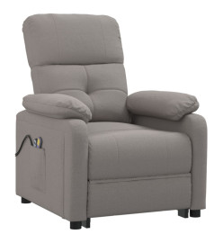 Fauteuil de massage Taupe Tissu