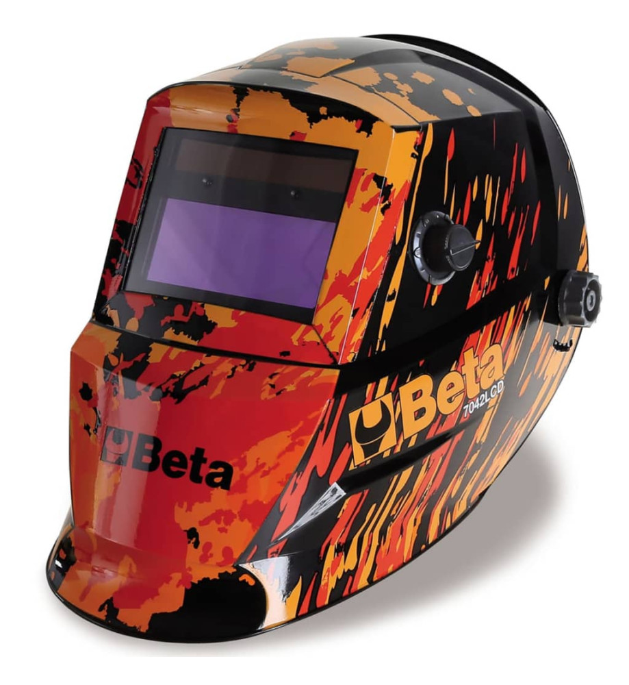 Beta Tools casque de soudage auto-obscurcissant LCD 7042LCD