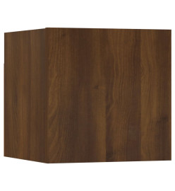 Ensemble de meubles TV 5 pcs Chêne marron Bois d'ingénierie