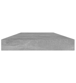 Panneaux de bibliothèque 4 pcs Gris béton 40x10x1,5cm Aggloméré