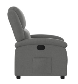 Fauteuil inclinable Gris foncé Tissu