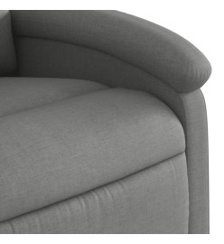 Fauteuil inclinable Gris foncé Tissu