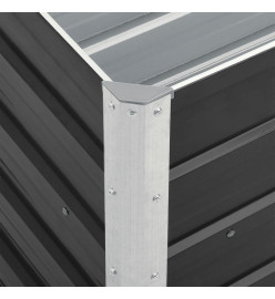 Lit surélevé de jardin Acier galvanisé 240x40x45 cm Anthracite