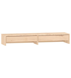 Support pour moniteur 100x27x15 cm Bois de pin solide