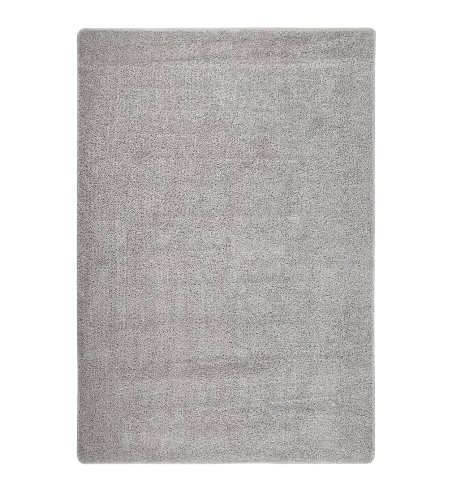 Tapis shaggy antidérapant Gris clair 120x170 cm