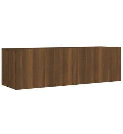 Ensemble de meubles TV 4 pcs Chêne marron Bois d'ingénierie