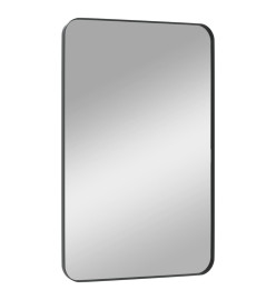 Miroir mural Noir 50x80 cm Rectangulaire