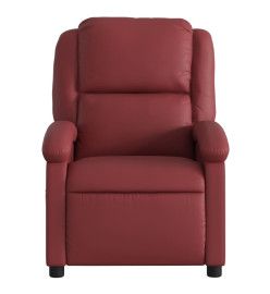 Fauteuil inclinable Rouge bordeaux Similicuir