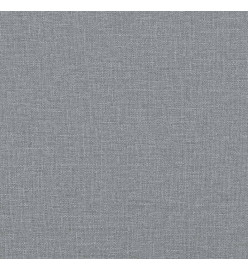 Banc avec coussins gris clair 113x64,5x75,5 cm tissu