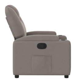 Fauteuil inclinable Taupe Tissu