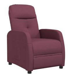 Fauteuil inclinable Violet Tissu