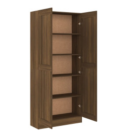 Armoire à livres Chêne marron 82,5x30,5x185,5cm Bois ingénierie