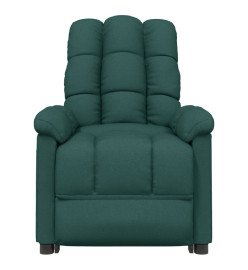 Fauteuil inclinable Vert foncé Tissu