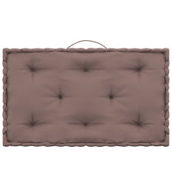 Coussins de plancher de palette 4 pcs Taupe Coton