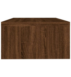 Support de moniteur Chêne marron 42x24x13 cm Bois d'ingénierie