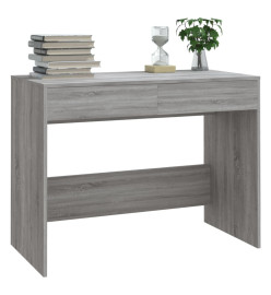 Bureau Sonoma gris 101x50x76,5 cm Aggloméré