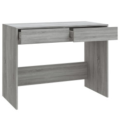 Bureau Sonoma gris 101x50x76,5 cm Aggloméré