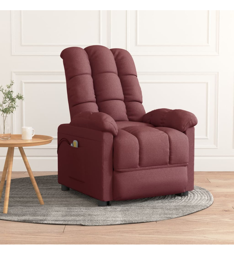 Fauteuil de massage Violet Tissu