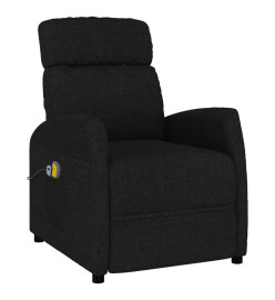 Fauteuil de massage Noir Tissu