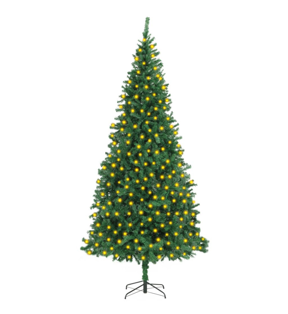 Arbre de Noël artificiel pré-éclairé 300 cm vert