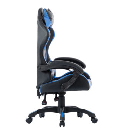 Fauteuil de jeux vidéo Bleu Similicuir