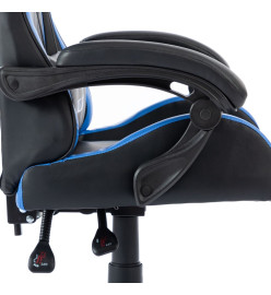 Fauteuil de jeux vidéo Bleu Similicuir