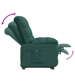 Fauteuil Vert foncé Tissu